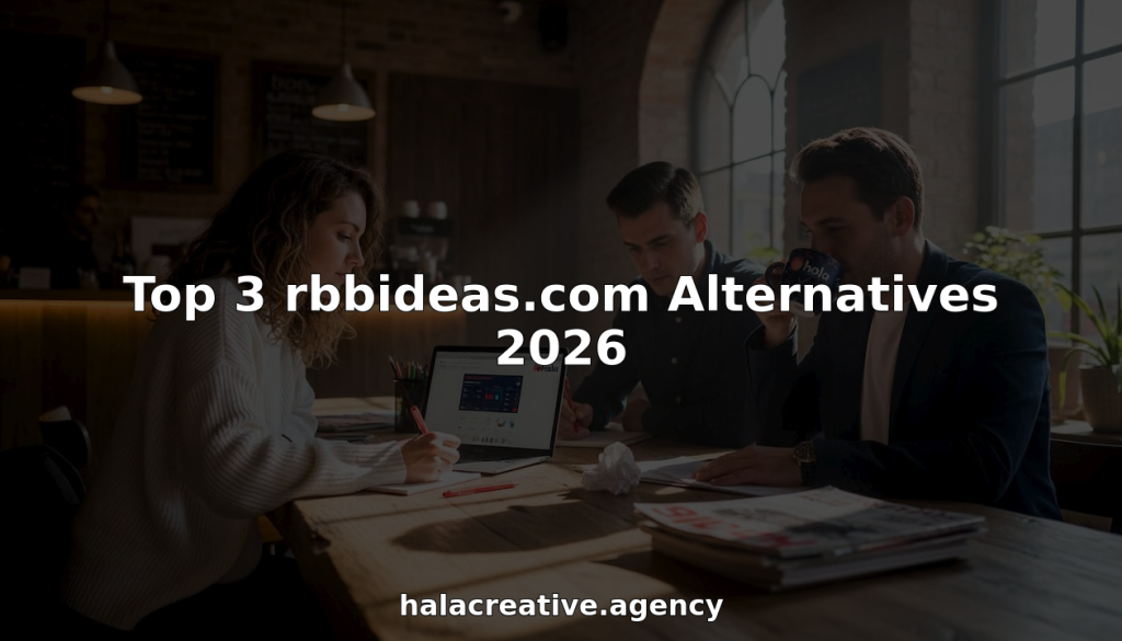Agency team collaborating at open-plan office table